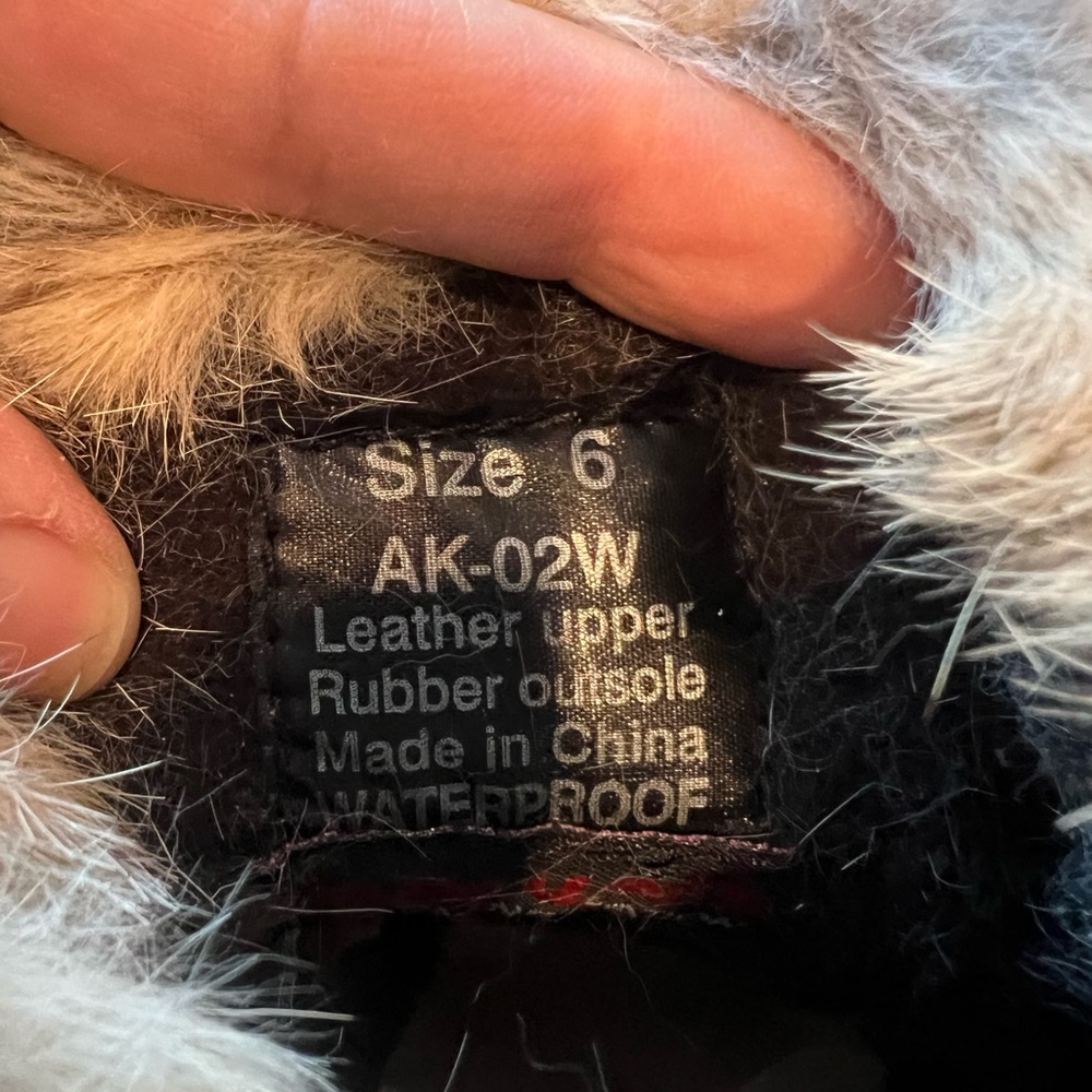 Vintage ULU primaloft Waterproof rabbit Fur Boots 200g insulation - Picture 10 of 13